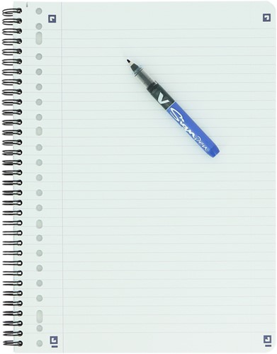 Collegeblok Oxford School A4+ lijn 23-gaats 160 pagina's 80gr voordeelpak assorti 3 stuks-2