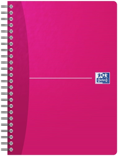 Spiraalblok Oxford Essentials A5 lijn 180 pagina's 80gr assorti-4