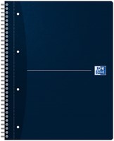 Collegeblok Oxford Office Essentials A4+ lijn 4-gaats 180 pagina's 80gr assorti-8