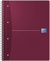 Collegeblok Oxford Office Essentials A4+ lijn 4-gaats 180 pagina's 80gr assorti-1