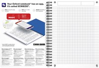 Spiraalblok Oxford Urban Mix A5 ruit 5x5mm 90vel assorti-4