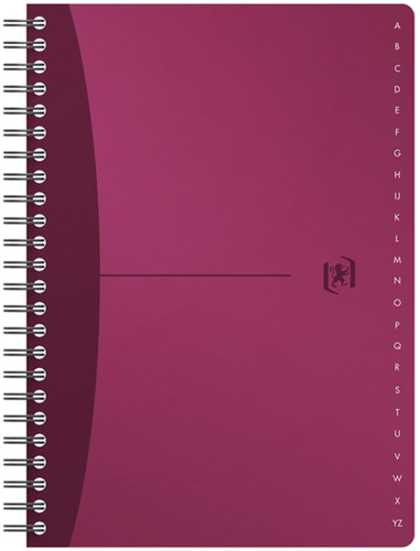 Indexboek Oxford Urban Mix A5 90vel alfabet lijn-1