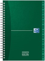 Adresboek Oxford Office Essentials A5 72vel dubbelspiraal assorti-3