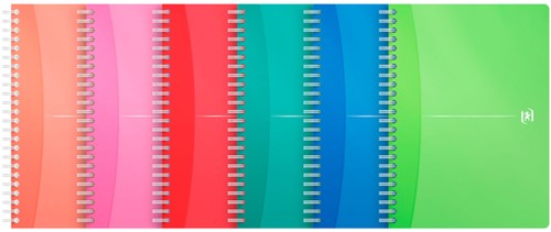 Spiraalblok Oxford MyColours A5 lijn 90vel assorti