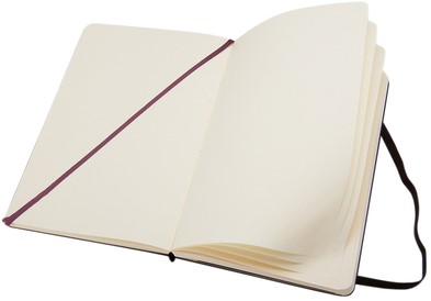 Notitieboek Moleskine pocket 90x140mm blanco hard cover zwart-1