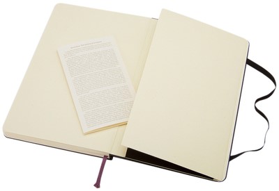 Notitieboek Moleskine pocket 90x140mm blanco hard cover zwart-2