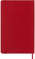 Notitieboek Moleskine large 130x210mm blanco hard cover rood-3