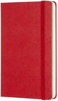 Notitieboek Moleskine pocket 90x140mm blanco hard cover rood-3