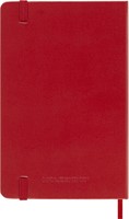 Notitieboek Moleskine pocket 90x140mm blanco hard cover rood-3