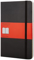 Adresboek Moleskine large 130x210mm hard cover lijn zwart