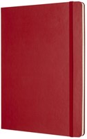 Notitieboek Moleskine XL 190x250mm lijn hard cover scarlet red-3