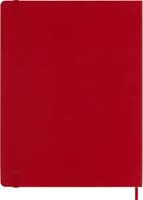 Notitieboek Moleskine XL 190x250mm lijn hard cover scarlet red-3