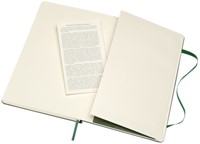 Notitieboek Moleskine large 130x210mm blanco hard cover myrtle green-2