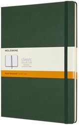 Notitieboek Moleskine XL 190x250mm lijn hard cover myrtle green
