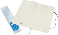 Notitieboek Moleskine large 130x210mm lijn soft cover reef blue-2