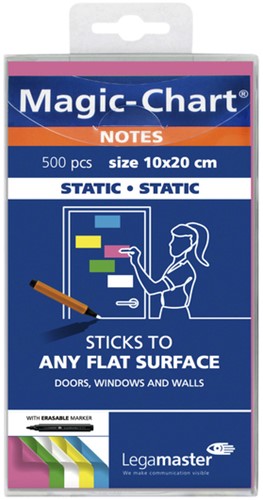 Magic-chart notes Legamaster 10x20cm assorti 500 vel-1