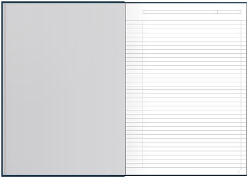 Notitieboek Oxford Office Essentials A4 lijn 192 pagina' s 80gr blauw-2
