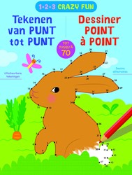 Kleur en tekenboek Deltas Van punt tot punt Crazy fun