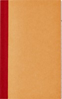 Kasboek 135x83mm 72blz 1 kolom oranje