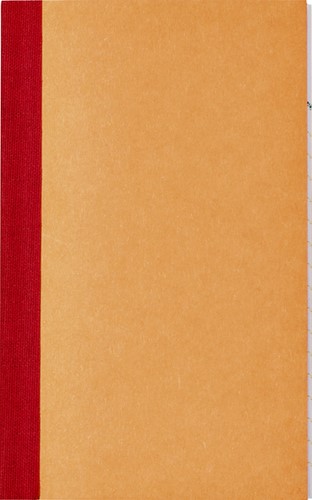 Kasboek 135x83mm 72blz 1 kolom oranje