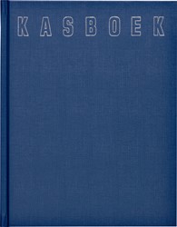 Kasboek 165x210mm 192blz 1 kolom blauw