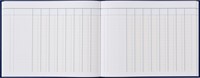 Kasboek tabellarisch 210x160mm 96blz 8 kolommen blauw-1