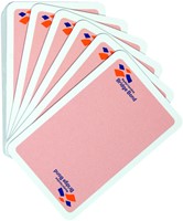 Speelkaarten bridgebond roze-3