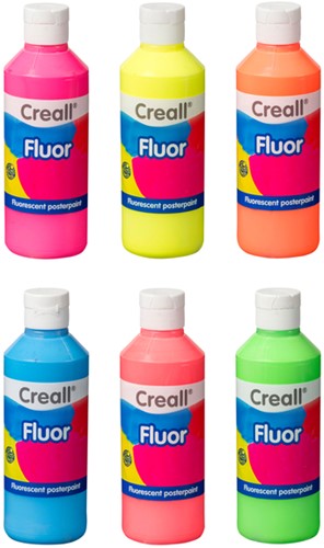 Plakkaatverf Creall fluor groen 250ml-2