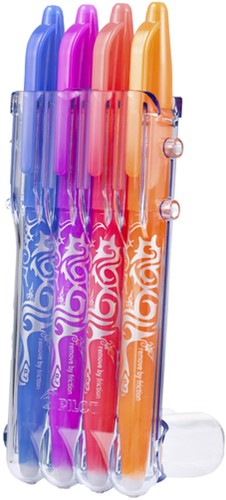 Rollerpen PILOT friXion medium fun assorti Set2Go à 4 stuks-2