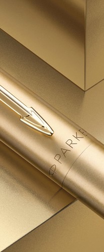 Balpen Parker Jotter XL Monochrome gold medium blister à 1 stuk-1