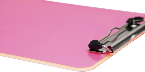 Klembord MAUL A4 staand transparant PS neon roze-5