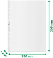 Showtas Leitz Recycle A4 11-gaats PP 0.10mm transparant 25 stuks-6