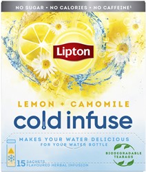 Cold infuse Lipton lemon chamomile