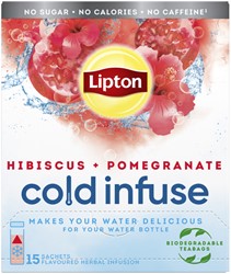 Cold infuse Lipton pomgran hibiscus