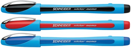 Balpen Schneider Slider Memo extra breed blauw-2