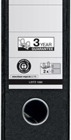 Ordner Leitz 1092 giro-bank met dubbele mechaniek 75mm karton A4 zwart-2