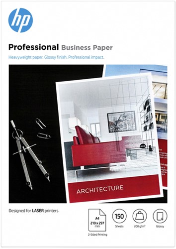 Fotopapier laser HP 7MV83A 200gr A4 glans wit 150 vel-3