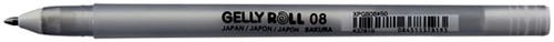 Gelschrijver Sakura Gelly Roll 08 medium 0.4mm wit-1