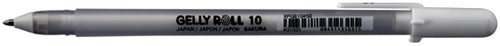Gelschrijver Sakura Gelly Roll Basic 10 0.5mm wit-3