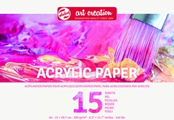 Acrylverfpapier Talens Art Creation A4 15vel 290gr