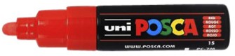 Verfstift Posca PC7M breed rood