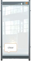 Bureauscherm Nobo modulair doorzichtig PVC 40x82cm-1