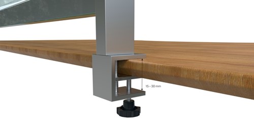 Wielen voor Nobo scheidingspaneel set à 4 stuks-1