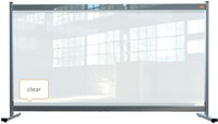 Bureauscherm Nobo doorzichtig PVC 86x147cm-7