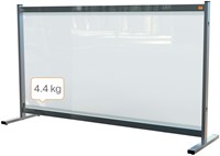 Bureauscherm Nobo doorzichtig PVC 86x147cm-8