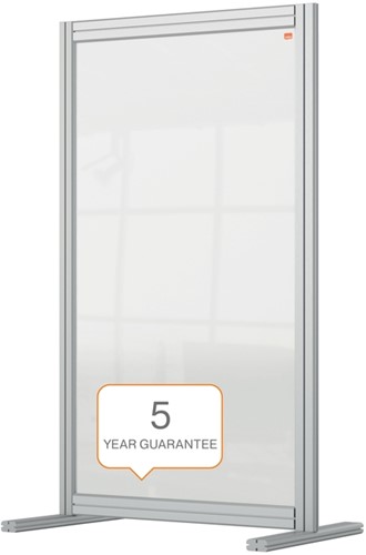 Bureauscherm Nobo modulair transparant acryl 60x100cm-6