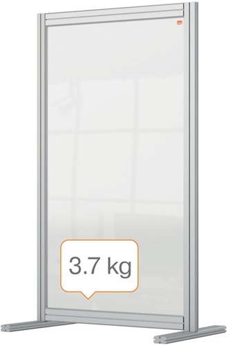 Bureauscherm Nobo modulair transparant acryl 60x100cm-4