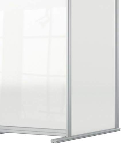 Bureauscherm uitbreidingspaneel Nobo modulair transparant acryl 60x100cm-4