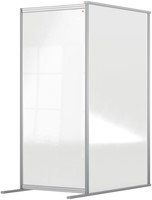 Scheidingswand uitbreidingspaneel Nobo Modulair transparant acryl 800x1800mm-2