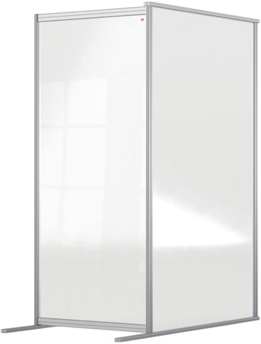 Scheidingswand uitbreidingspaneel Nobo Modulair transparant acryl 80x180cm-2